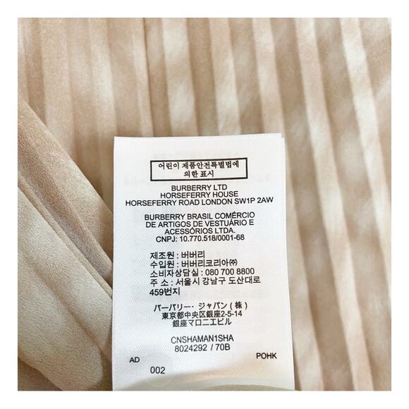 Burberry Rersby Spotted Deer Print Pleated Skirt NWOT - Picture 10 of 12